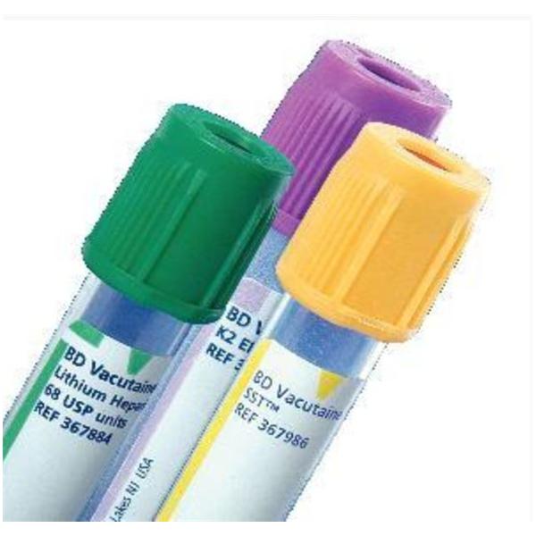 Tube Venous Blood Collection 10mL 16x100mm Glass Clot Activator Red 100/Bx, 10 BX/CA